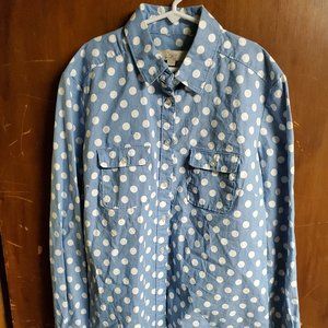 Loft Long Sleeve Button Down Shirt - Small